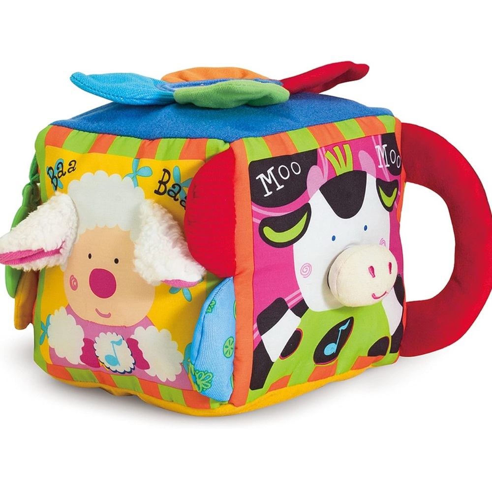 Melissa & Doug Colorful Farm Animal Activity Cube